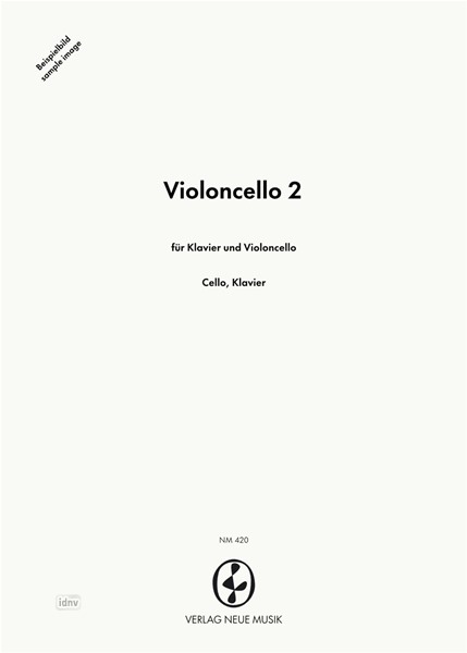 Violoncello 2 für Violoncello und Klavier