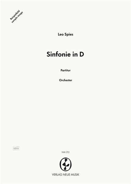 Sinfonie in D für Orchester (1957)