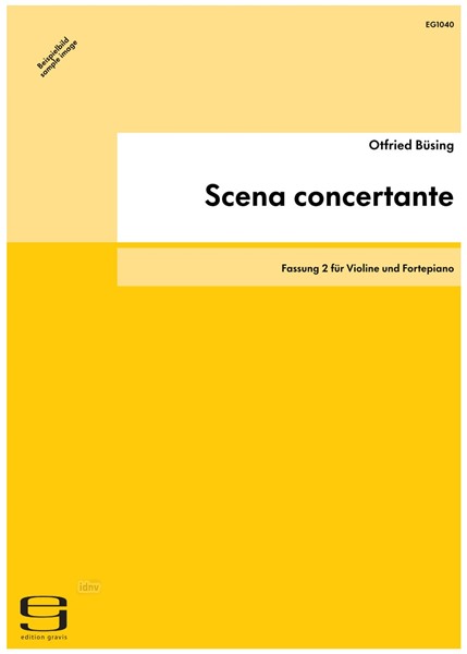 Scena concertante für Violine und Fortepiano (2006/07)