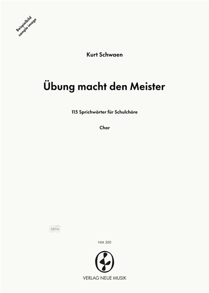 Übung macht den Meister für Schulchöre