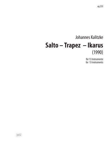 Salto - Trapez - Ikarus für Ensemble (1990)