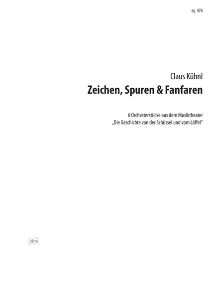 Zeichen, Spuren & Fanfaren für Orchester (1995)