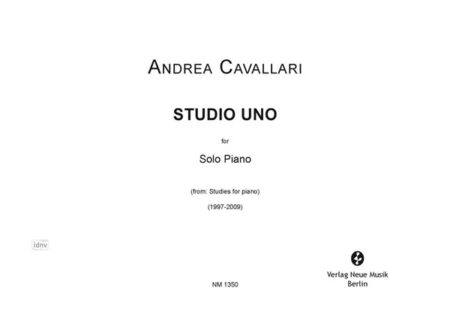 Studio uno für Klavier solo