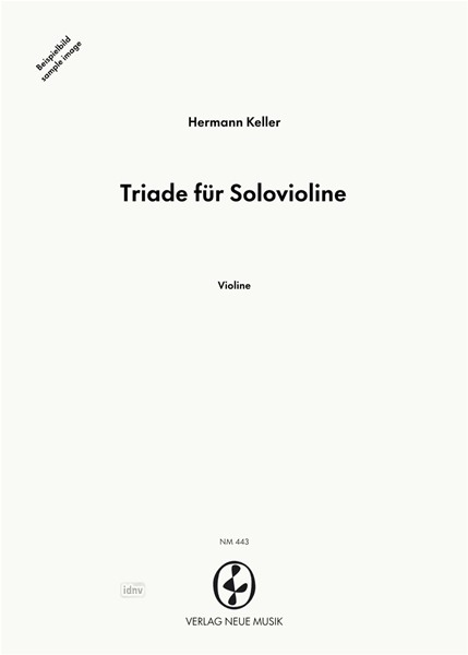 Triade für Violine solo