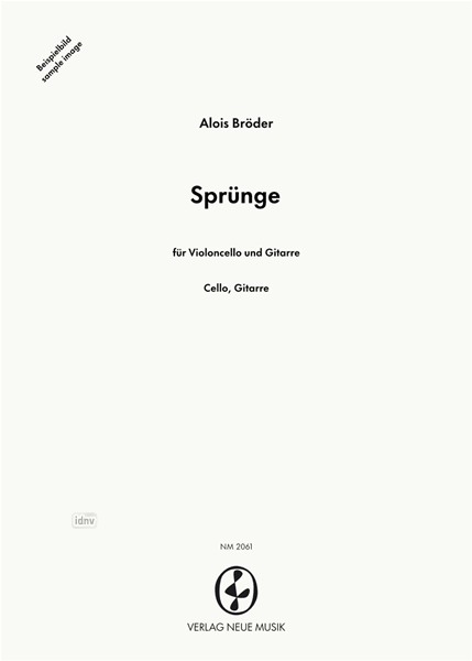 Sprünge für Violoncello und Gitarre (1992)