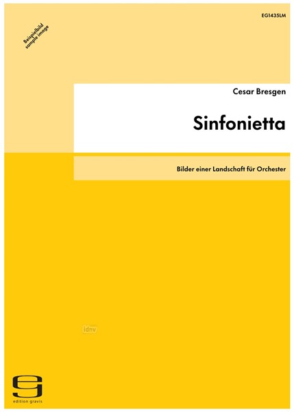 Sinfonietta für Orchester (1982)