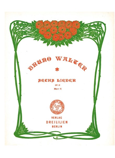 Sechs Lieder op.12 Heft 1 für Gesang und Klavier