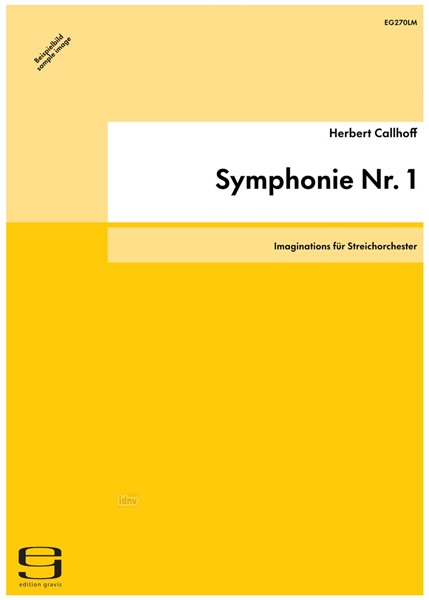 Symphonie Nr. 1 für Streichorchester (1990)