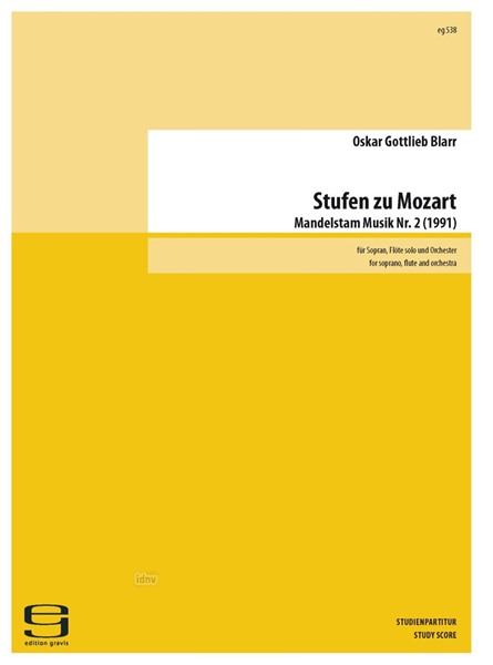 Stufen zu Mozart für Sopran und Flöte solo und dem Orchester (1991)