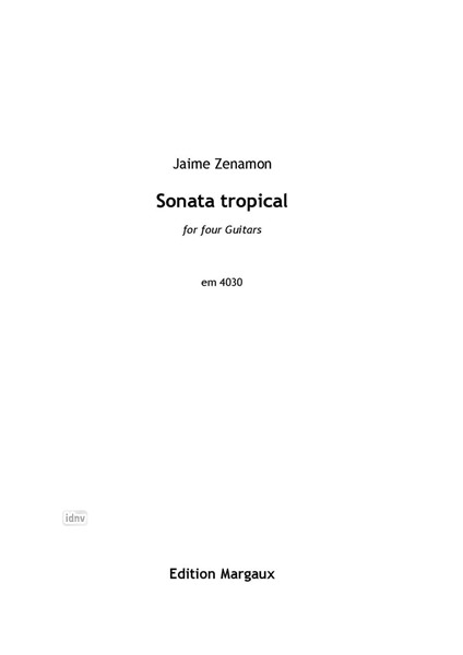 Sonatina tropical für vier Gitarren