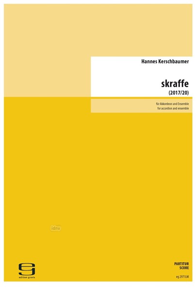 skraffe für Akkordeon und Ensemble (2017/22)