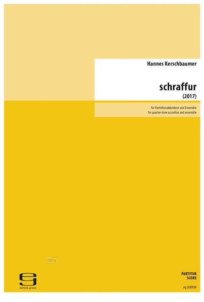 schraffur für Vierteltonakkordeon und Ensemble (2017)