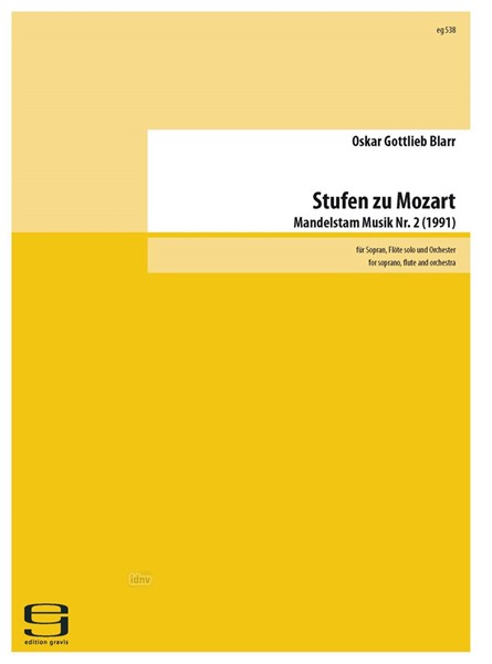 Stufen zu Mozart für Sopran und Flöte solo und dem Orchester (1991)