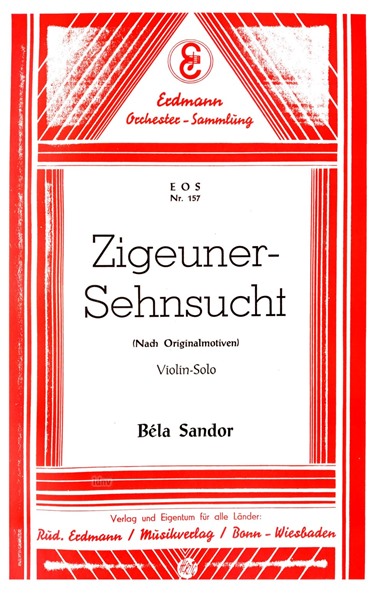 Zigeuner-Sehnsucht für Salon-Orchester